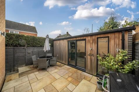 Rear Garden with Studio