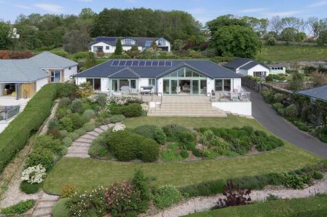 New Strete Lodge, Strete, Dartmouth Drone Front