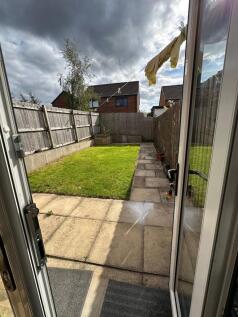 Rear garden from kitchen/diner