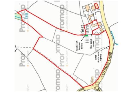 Annotated Indicative Title Plan Priest Hill Farm .