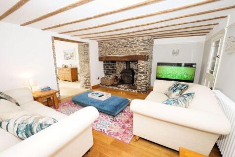 Living room with Inglenook fireplace