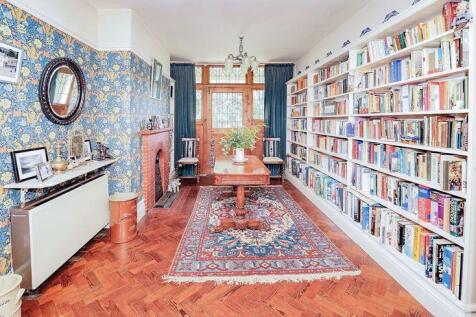 Parquet flooring and period fireplace