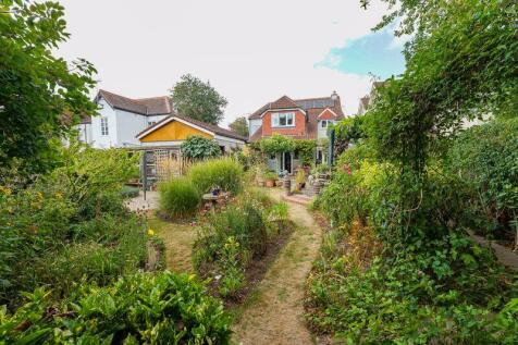 The view from the bottom of the garden