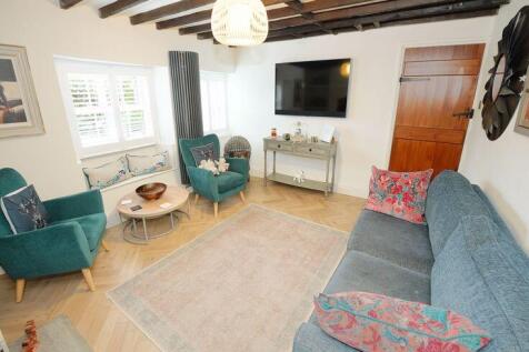 Exposed beams and plank doors