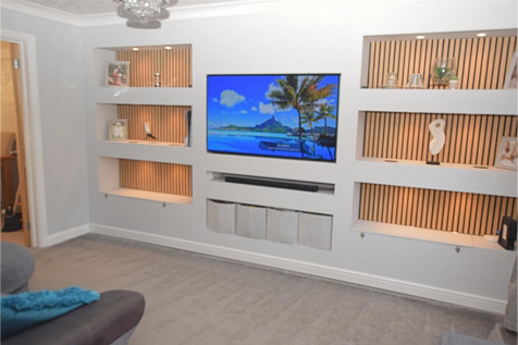 LIVING ROOM MEDIA WALL