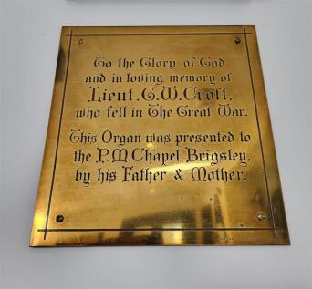 COMMEMORATIVE BRASS