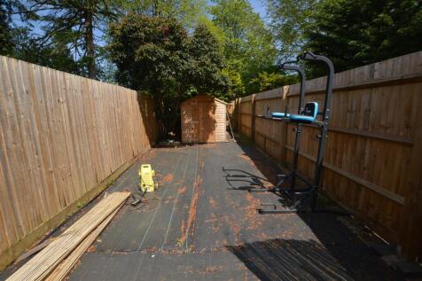 Private rear garden