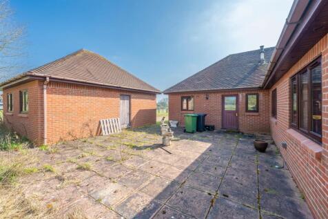 Patio/Detached Double Garage