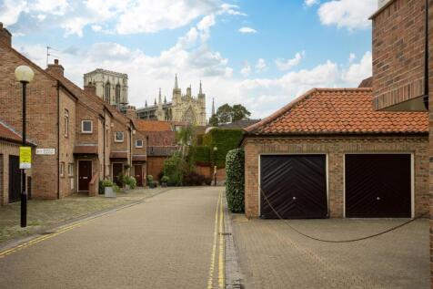 Garage and Minster view