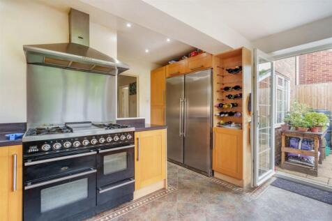Kitchen with utility area