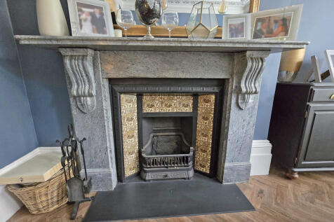 Diner fireplace