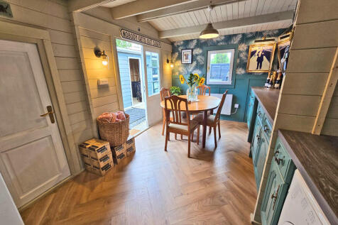 INSIDE LOG CABIN ...