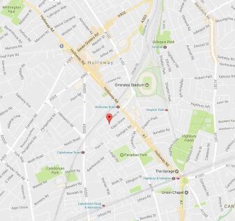 Map location