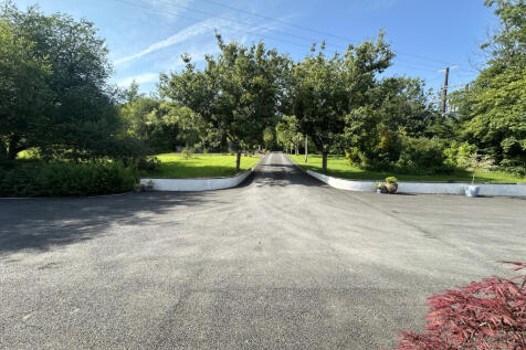 Driveway looking towards entrance
