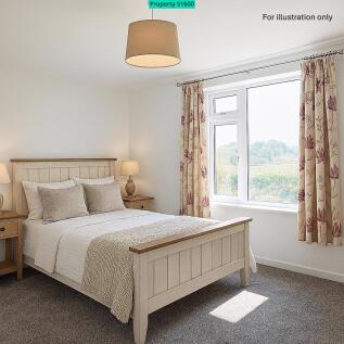 Digital image master bedroom