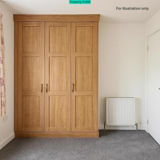 Digital image wardrobe in master bedroom