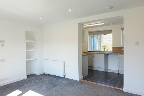 Open plan living and kitchen