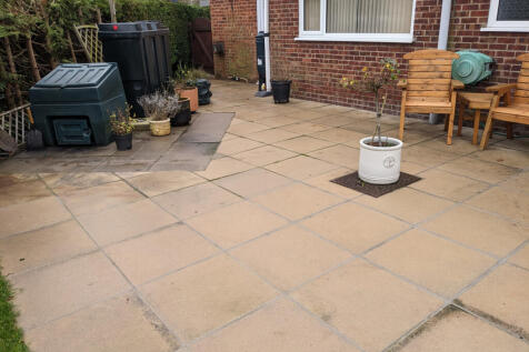 Rear patio