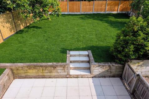 Back garden and patio