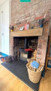 Dining room log burner