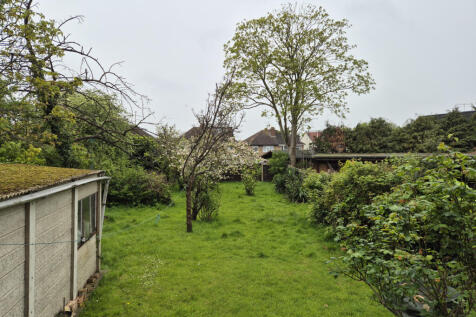 Garage and back garden