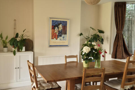 Living/dining room from downstairs hallway