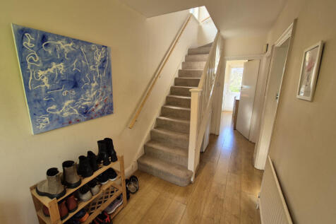 Downstairs hallway and stairs