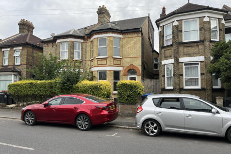 The view of the house from Waddon Road 