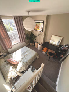 Bedroom No 2 with sun coming in