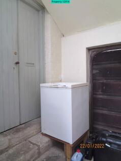 Lobby with freezer