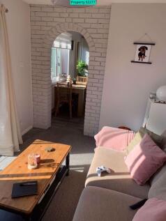 Lounge with furniture in