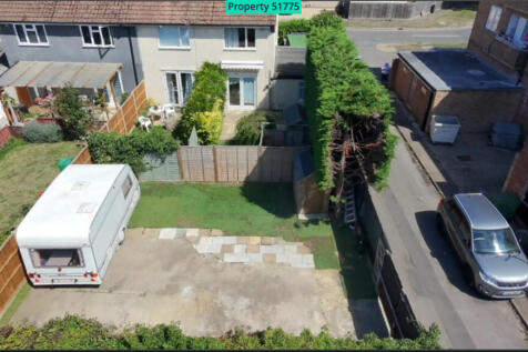 Rear view of land &amp; house