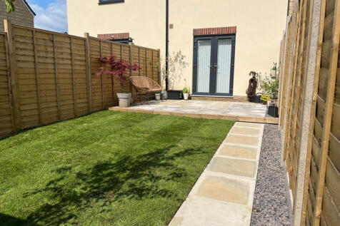 Sunny back garden
