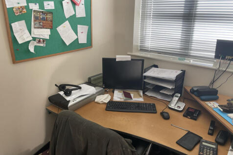 My tiny office,  bedroom 4, good for a nrsery?