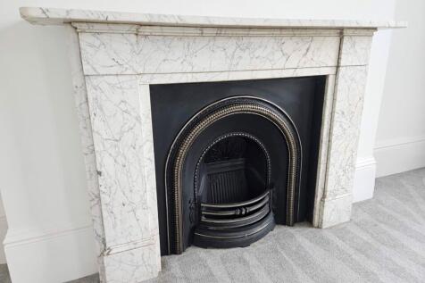 Original marble fireplace
