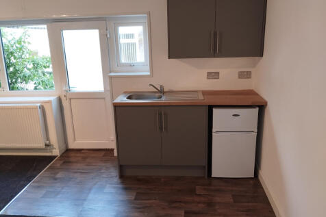 Studio apartment kitchen