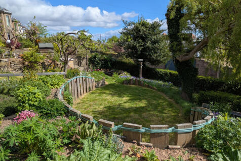 Garden and pond east