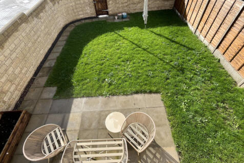 Sunny south-west facing rear garden