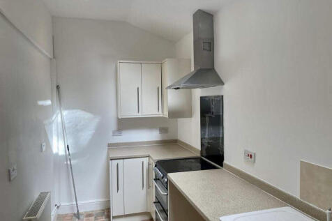 One end of the kitchen