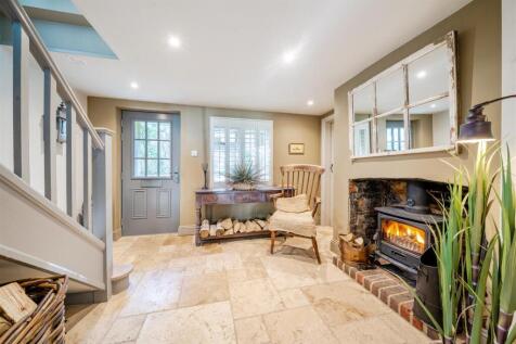 Entrance Hall with Log Burner