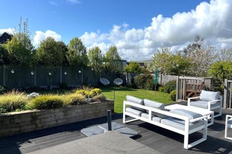 Deck and garden