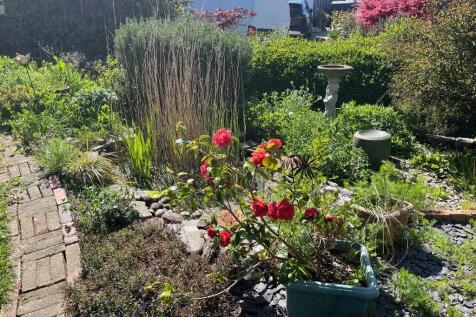 Front garden pond