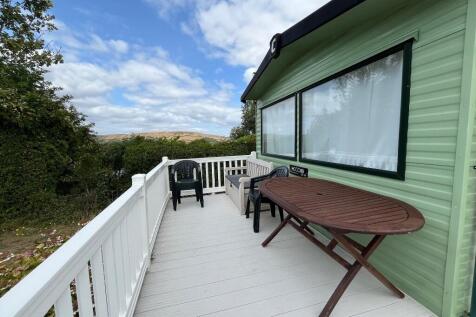 West facing Decking