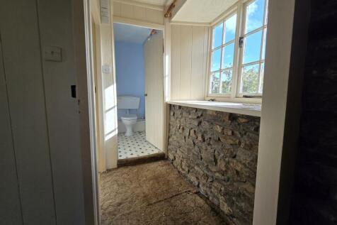 Stone in hallway