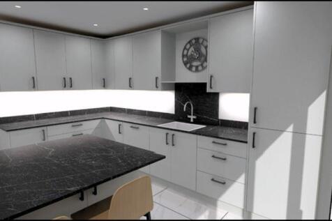 Kitchen breakfast CGI view 4