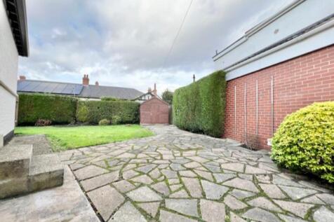 Side patio and garden
