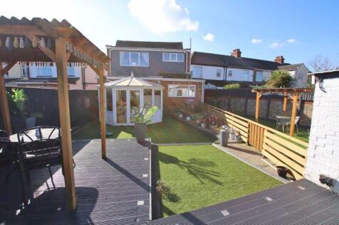 Rear elevation and garden