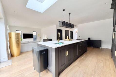 Kitchen to the living area