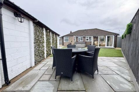 Patio to rear garden view 2