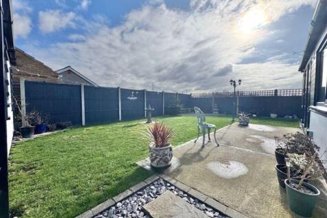 Rear patio and garden
